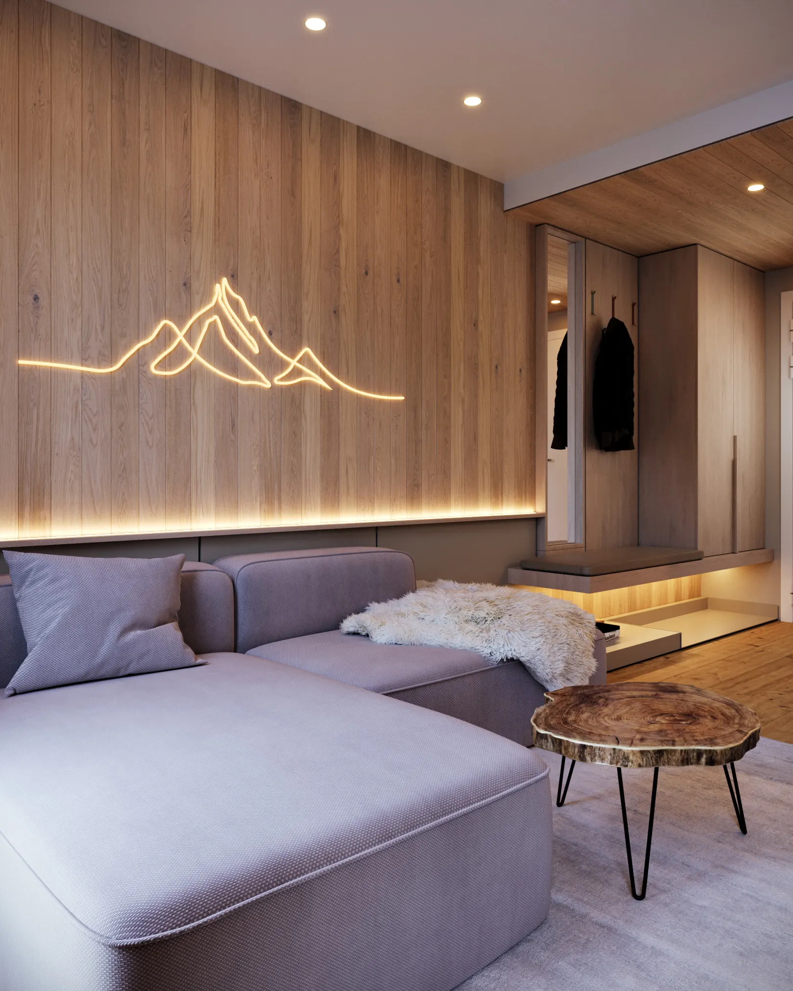 Projekat enterijera, Apartman West Hill, Kopaonik