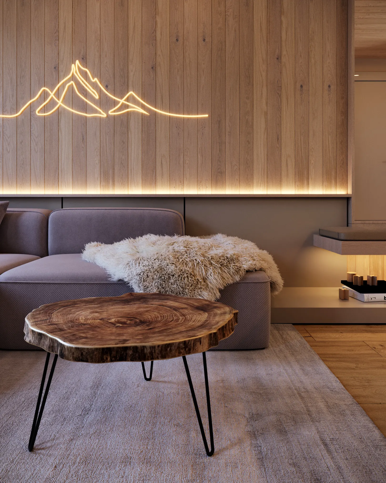 Projekat enterijera, Apartman West Hill, Kopaonik
