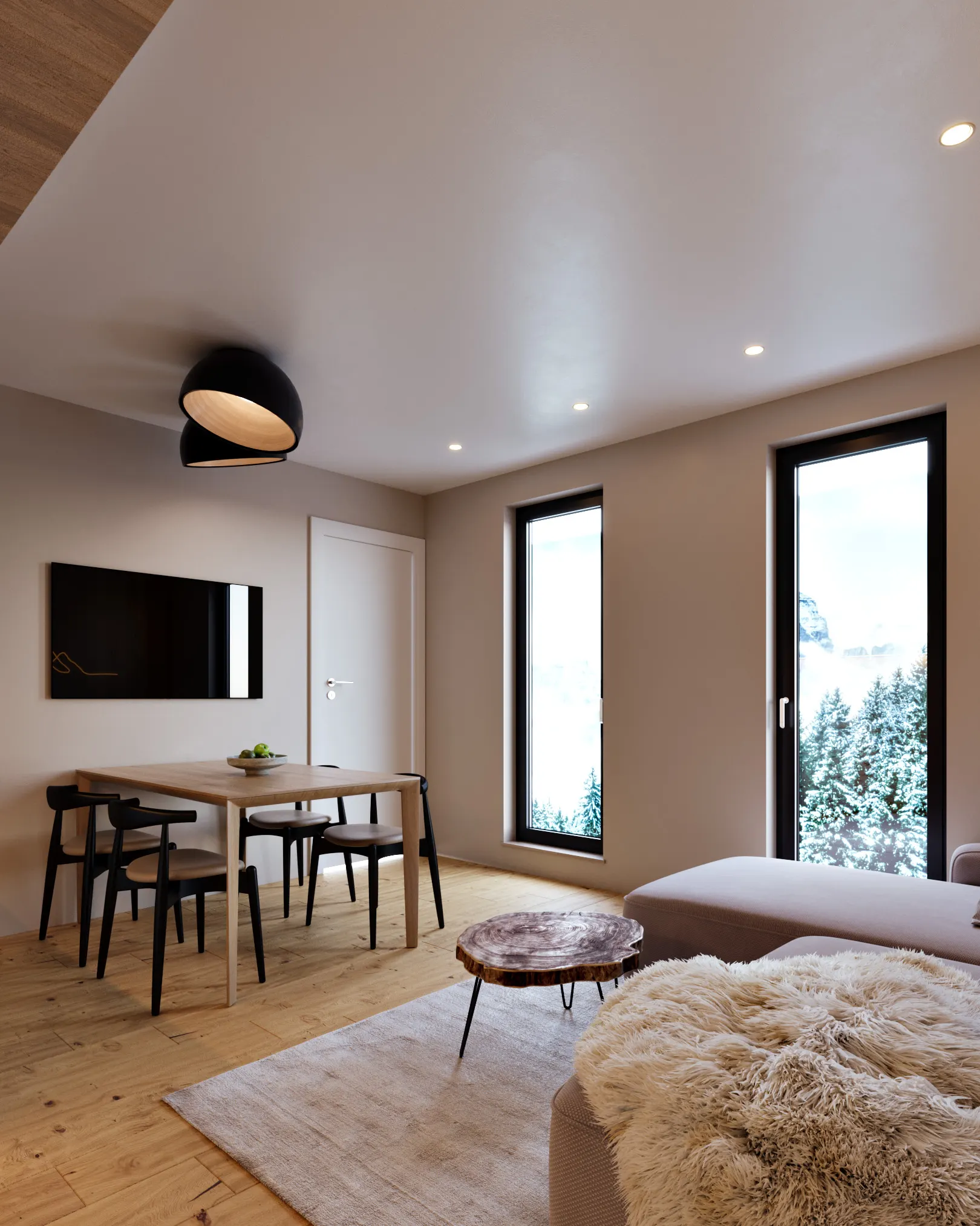 Projekat enterijera, Apartman West Hill, Kopaonik