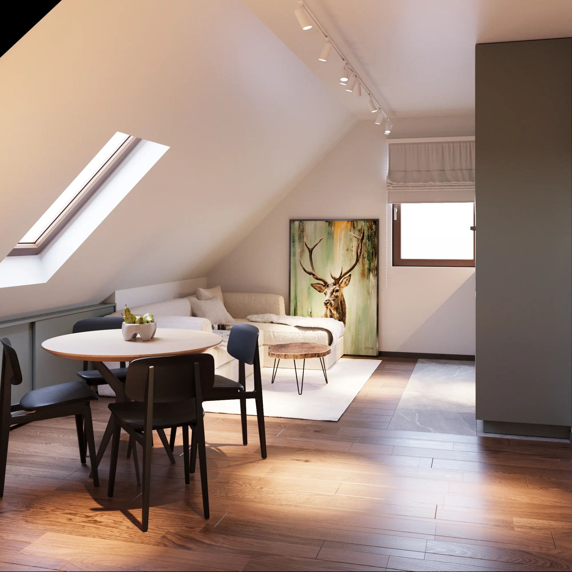 Projekat enterijera, Apartman na Zlatiboru